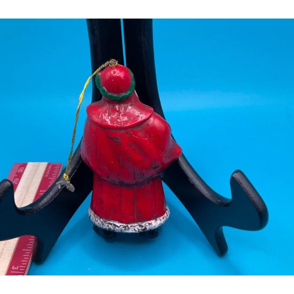 Old World Father Christmas Tree Ornament Decor Vintage Plastic‎ Classic Design
